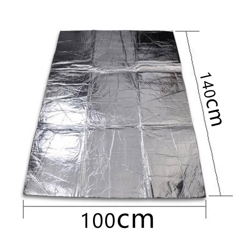 140x100cm Sound Deaden Car Heat Insulation Pad Bonnet Pad Engine Soundproof Car Thermal Insulation Thermal Proofing Pad for Auto