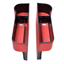 Load image into Gallery viewer, Car Seat Gap Storage Box Cup PU Leather Pocket Catcher Organizer Phone Bottle Cups Holder Multifunctional Car Accessories
