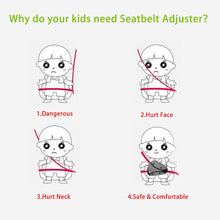 Load image into Gallery viewer, Child Seat Belt Adjustment Holder Car Anti-Neck Neck Baby Shoulder Cover Seat Belt Positioner Child Seatbelt for Kids Safety
