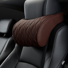 Load image into Gallery viewer, HOT Car Neck Pillow PU Leather Lumbar Waist Support For Seat Memory Backrest Headrest Cushion Auto Gadget Accesorios Interior
