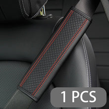 Load image into Gallery viewer, Car Accessories Seat Belt Pu Leather Safety Belt Shoulder Cover Breathable Protection Seat Belt Padding Pad Auto Interior Access
