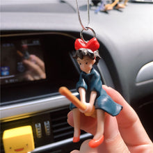 Load image into Gallery viewer, Car Decoration Pendant Cute Anime Magical Girl Flying Pendant Car Rearview Mirror Pendant Car Interior Decoration Accessories
