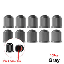 Load image into Gallery viewer, AUTCOAT Tire Stem Valve Caps, with O Rubber Ring, Universal Stem Covers for Cars, SUVs, Bike and Bicycle, Trucks, Motorcycles
