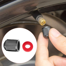 Load image into Gallery viewer, AUTCOAT Tire Stem Valve Caps, with O Rubber Ring, Universal Stem Covers for Cars, SUVs, Bike and Bicycle, Trucks, Motorcycles
