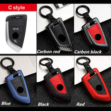 Load image into Gallery viewer, Fashion ABS Carbon fiber Car Remote Key Case Cover For BMW 1 2 3 4 5 6 7 Series X1 X3 X4 X5 X6 F30 F34 F10 F07 F20 G30 F15 F16
