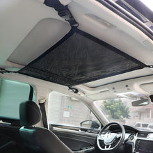 Load image into Gallery viewer, SUV Car Ceiling Storage Net Pocket Car Roof Bag Interior Cargo Net Breathable Mesh Bag Auto Stowing Tidying Interior Accessories
