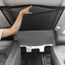 Load image into Gallery viewer, SUV Car Ceiling Storage Net Pocket Car Roof Bag Interior Cargo Net Breathable Mesh Bag Auto Stowing Tidying Interior Accessories
