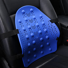 Load image into Gallery viewer, 1PCS Universal Car Back Support Chair Massage Lumbar Support Waist Cushion Mesh Ventilate Cushion Pad For Car Office Home
