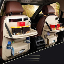 Load image into Gallery viewer, Universal Automobile Accessories Car Seat Back Bag Folding Table Organizer Pad Drink Chair Storage Pocket Box
