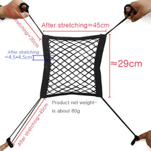 Load image into Gallery viewer, Car Interior Trunk Seat Back Elastic Mesh Net Car Styling Storage Bag Pocket Cage velcro Grid Pocket Holder Car Accessories Trun
