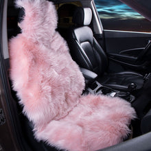 Load image into Gallery viewer, KAWOSEN 1 Piece Long Faux Fur Seat Cover, Universal Artificial Plush Car Seat Covers, Cute Plush Snow Seat Cushion LFFS02
