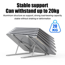 Load image into Gallery viewer, Foldable Laptop Stand With Cooling Fan Portable Heat Dissipation Cooler For MacBook Air Pro Desktop Stand Notebook Dell Holder
