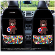 Load image into Gallery viewer, 1PCS Car Seat Back Cover Protector for Kids Cartoon Car Anti Kick Mat with Bag Waterproof Car Seat Back Protector Anti Kick Pad
