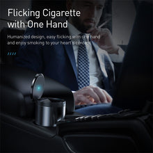 Load image into Gallery viewer, Baseus Car Ashtray Portable LED Light Cigarette Smoke Ashes Holder for Car Flame Retardant High Quality Ash tray Car Accessories
