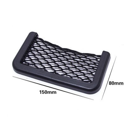 For LADA Granta Largus Kalina Niva Priora Vesta Xray Car Seat Back Storage Net Bag Phone Holder Car Seat Mesh Organizer Pockets