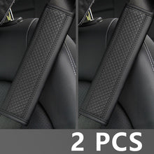 Load image into Gallery viewer, Car Accessories Seat Belt Pu Leather Safety Belt Shoulder Cover Breathable Protection Seat Belt Padding Pad Auto Interior Access
