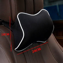 Load image into Gallery viewer, Car Headrest Pillow Neck Memory Lumbar Support Cotton Breathable Auto Neck Rest Headrest Cushion Seat Pillow
