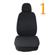 Load image into Gallery viewer, Linen Car Seat Cover Protector Summer Front or Rear Seat Back Cushion Pad Mat Backrest Universal for Auto Interior Truck Suv Van
