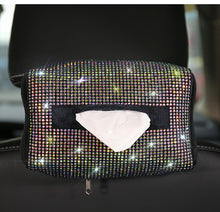 Load image into Gallery viewer, Car Bling Accessories for Woman Interior Set Styling Rhinestone Headrest Pillows Back Support Seat Cushion Pain Relief Sparkly
