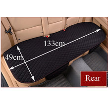 Load image into Gallery viewer, Car Seat Covers Front/Rear/ Full Set Choose Car Seat Cushion Linen Fabric Seat Pad Protector Car Accessories Anti-slip
