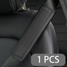 Load image into Gallery viewer, Car Accessories Seat Belt Pu Leather Safety Belt Shoulder Cover Breathable Protection Seat Belt Padding Pad Auto Interior Access
