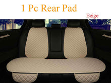 Load image into Gallery viewer, Linen Car Seat Cover Protector Summer Front or Rear Seat Back Cushion Pad Mat Backrest Universal for Auto Interior Truck Suv Van
