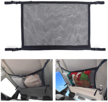 Load image into Gallery viewer, Portable Car Ceiling Storage Net Pocket Roof Interior Cargo Net Bag Car Trunk Storage Pouch Sundries Storage Organizer
