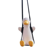 Load image into Gallery viewer, Gypsum Cute Anime Car Accessorie Swing Duck Pendant Auto Rearview Mirror Ornaments Birthday Gift Auto Decoraction Car Fragrance
