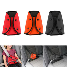 Load image into Gallery viewer, Auto Car Seat Safety Belt Cover Pad Baby Child Product Seat Belt Adjustment Holder Triangle Safety Seat Belt Pad Clips For Kids
