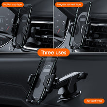 Load image into Gallery viewer, Licheers Sucker Car Phone Holder Mobile Phone Holder Stand in Car No Magnetic GPS Mount Support For iPhone 13 Pro Xiaomi Samsung
