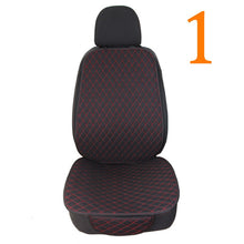 Load image into Gallery viewer, Summer Car Seat Cover Protector Auto Flax Front Back Rear Backrest Linen Seat Cushion Pad for Automotive Interior Truck Suv Van
