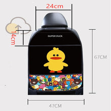 Load image into Gallery viewer, 1PCS Car Seat Back Cover Protector for Kids Cartoon Car Anti Kick Mat with Bag Waterproof Car Seat Back Protector Anti Kick Pad
