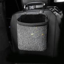 Load image into Gallery viewer, Luxury Diamond Rhinestone Car Storage Bag Organizer Seat Back Holder Multi-Pockets Car Backseat Stowing Tidying for Women
