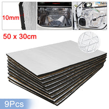 Load image into Gallery viewer, Uxcell 9pcs/12pcs 50cm*30cm Sound Deadener Heat Insulation Mat Car Van Sound Proofing Deadening Insulation Car Hood Insulation
