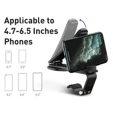 Load image into Gallery viewer, Baseus Car Mount Auto Center Console Car Phone Holder For Xiaomi Samsung 4.7-6.5 Inch Car Phones Holder Stand Clip Mount Bracket
