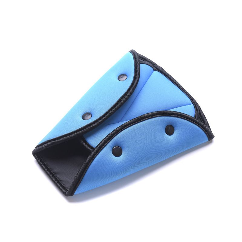 Auto Car Seat Safety Belt Cover Pad Baby Child Product Seat Belt Adjustment Holder Triangle Safety Seat Belt Pad Clips For Kids