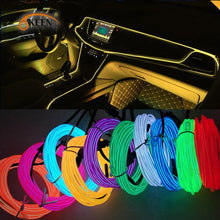 Load image into Gallery viewer, 1m/2m/3m/5m Neon LED Car Interior Lighting Strips Auto LED Lights Garland EL Wire Rope Decorative Lamp Flexible Tube Accessory
