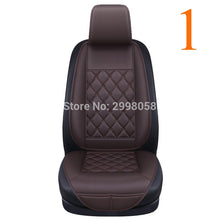 Load image into Gallery viewer, Waterproof Leather Car Seat Cover Protector Mat Universal Front Backret Breathable Car Van Auto Seat Cushion Protector Pad
