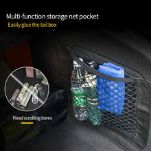 Load image into Gallery viewer, Car Accessories Organizer Car Trunk Net Nylon SUV Auto Cargo Storage Mesh Holder Universal For Cars Luggage Nets Travel Pocket
