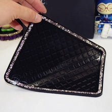 Load image into Gallery viewer, 18*14cm Anti Slip Mat Crystal Rhinestone Automobile Silicone Non-Slip Mat Pad Car Sticky for GPS Phone Car Interior Accessories
