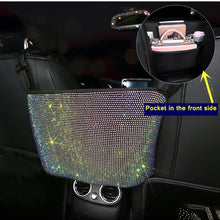 Load image into Gallery viewer, Car Hanging Organizer Seat Back Storage Premium Rhinestone Bling Container Stowing Tidying  Sparkly Accessories Interior Styling
