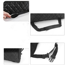 Load image into Gallery viewer, Car Large Capacity Storage Pocket Seat Crevice Net Handbag Holder Luxury Leather Seat Back Organizer Mesh  Bag Automotive Goods
