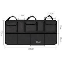 Load image into Gallery viewer, KAWOSEN  Big Size Car Trunk Bag for SUV MPV Universal Back Seat Organizer Car Seat Organizer  Accessories Seat Back Bag CTOB05
