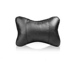 Load image into Gallery viewer, 2021 New Mini All PU leather car neck pillows comfortable universal Auto Seat Head Neck Rest Cushion Headrest Pillow Pad
