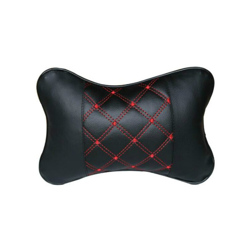 PU & Cloth Excellent Durability Auto Safety Car Headrest Breathe Seat Head Neck Rest Pillow Universal Fit For All Vehicles