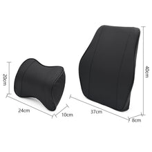 Load image into Gallery viewer, Car Neck Headrest Pillow Rest Head Support Cushion Car Breathable Memory Foam Slow Rebound Guard Car Lumbar Pillow Universal
