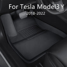 Load image into Gallery viewer, For Tesla Model 3 car waterproof non-slip floor mat TPE XPE modified car accessories 3Pcs/Set Fully surrounded special foot pad
