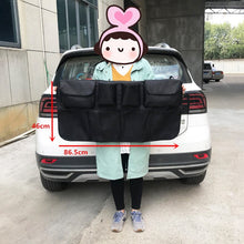 Load image into Gallery viewer, Car Rear Seat Back Storage Bag Multi Hanging Nets Pocket Trunk Bag Organizer Auto Stowing Tidying Interior Accessories Supplies
