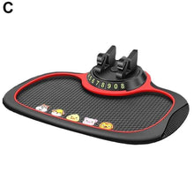 Load image into Gallery viewer, 4 In 1 Car Anti-Slip Mat Silicone Dashboard Sticky Phone Holder Mat Auto Non-Slip Phone Pad w Phone Holder Function CarInterior
