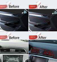 Load image into Gallery viewer, 3/5M Car Moulding Trim Strip Interior Detachable Gap Decoration Strip Protector PVC for Auto Car Dashboard  Panel Door Edge
